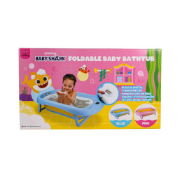 Baby Shark Foldable Baby Bathtub - Blue